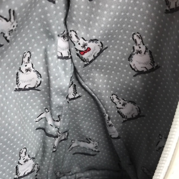 Vera Bradley Polar Bear Crossbody, White, Red - Picture 4 of 11